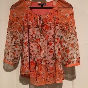 Women's Flower Print Top